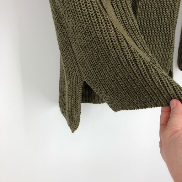 GUESS Khloe Lace-Up Sweater in Green - Picture 7 of 13